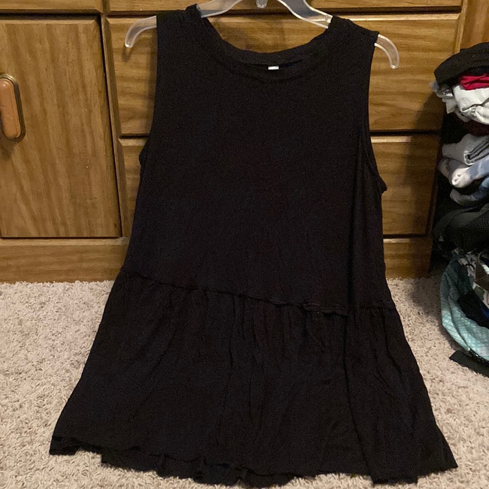 Woman’s Black Tank Shirt